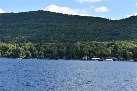 View Of Lake George From The Village In New York State Stock Image