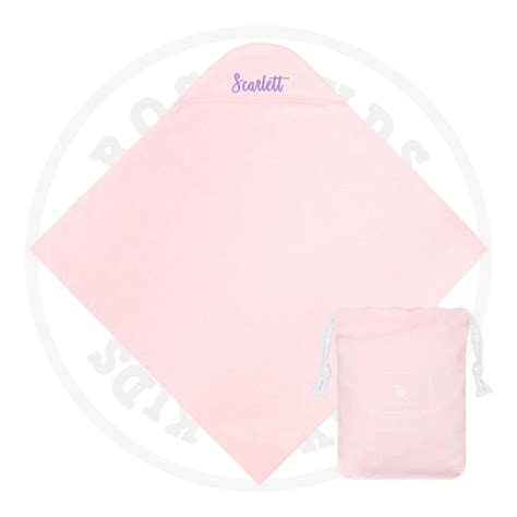 Baby Hooded Towel Pink