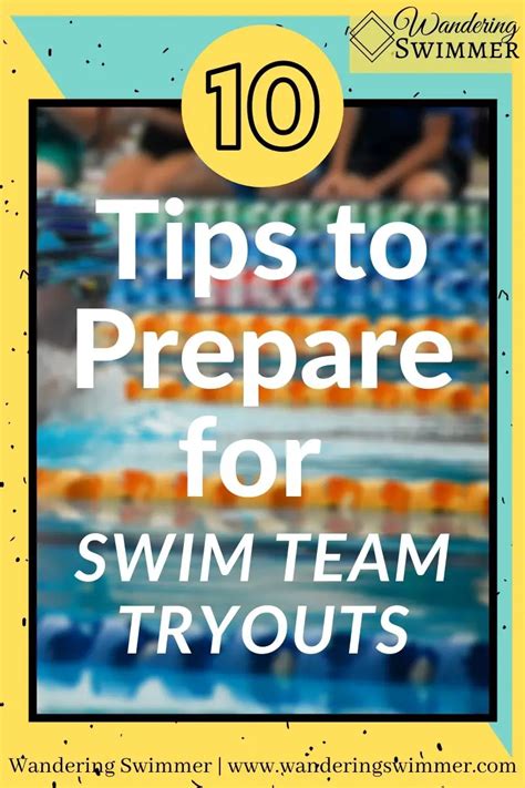 How To Prepare For Swim Team Tryouts As Told By A Swimmer Wandering