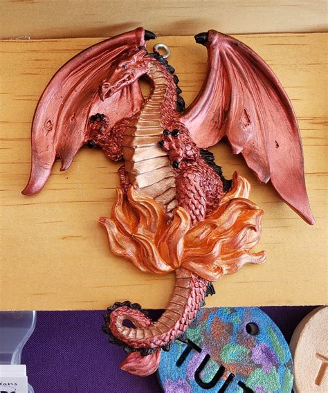Dragon Ornament Dragon Hanging Decoration Dragon Magnet Etsy