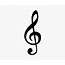 Music Notes Png Images Free Download  Treble Clef High Res