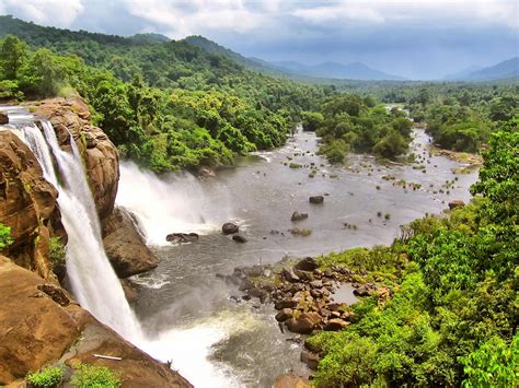 Athirapally Waterfalls Nature Wallpaper Nature Finewallpapers Eu Cool Places To Visit