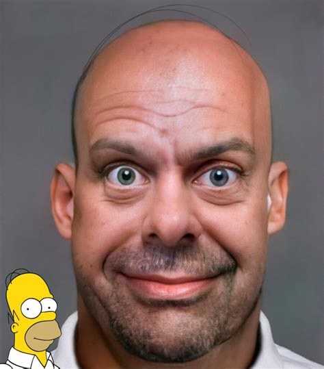 Artist Uses Ai To Transform Cartoons Into Real People From Homer