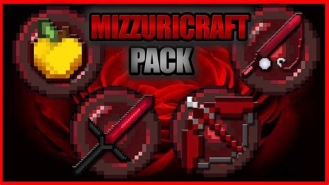 Minecraft Pvp Texture Pack L Mizzuricraft Pack Red Edit 1718