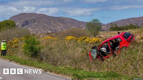 Woman Dies After Crash On A87 Near Broadford On Skye Bbc News