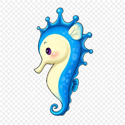 Cartoon Cute Seahorse Clipart