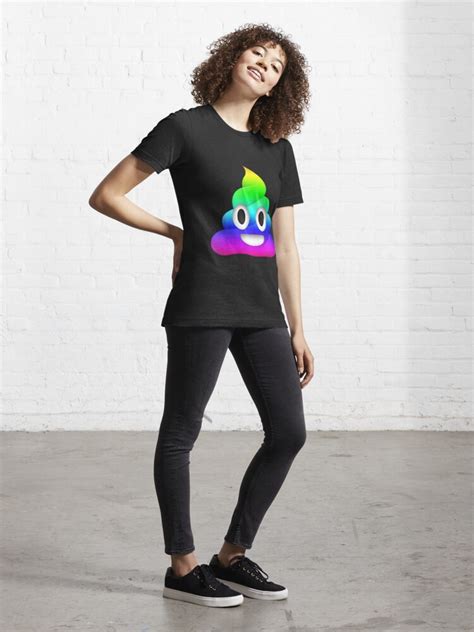 Rainbow Smiling Poop Emoji T Shirt For Sale By Winkham Redbubble