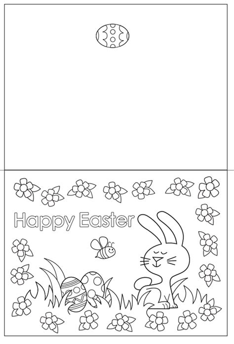 Free Printable Easter Card Template Printable Templates