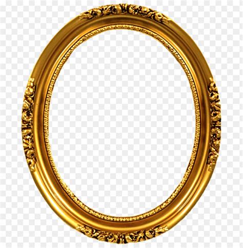 Gold Circle Frame Png Png Image With Transparent Background Png Free
