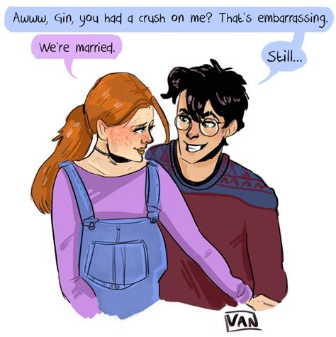 Vans Scribbles — Ahem Hpshipweeks Ginny Married The Guy She Harry Potter Ginny Weasley