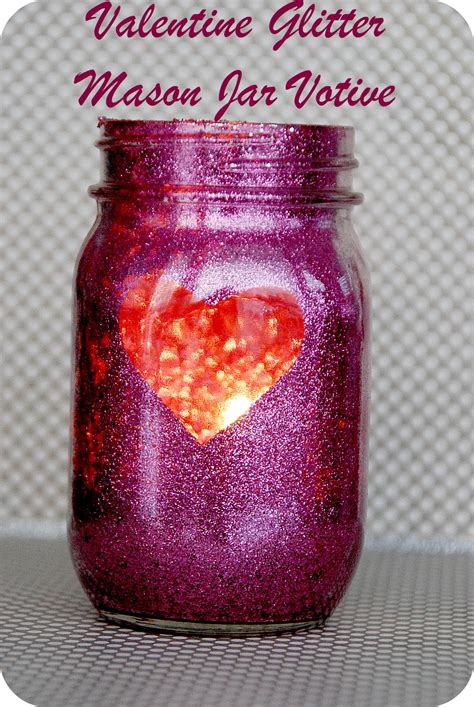 Valentine Glitter Mason Jar Tutorial Tatertots And Jello