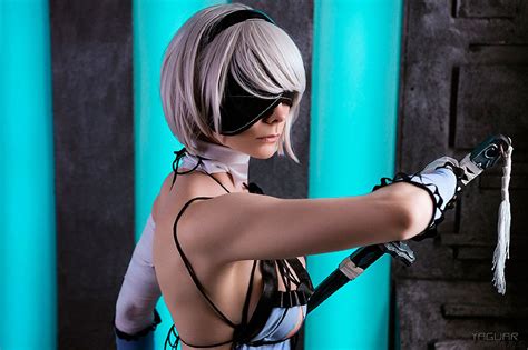 Russian Cosplay 2b Kaine Outfit Nier Automata