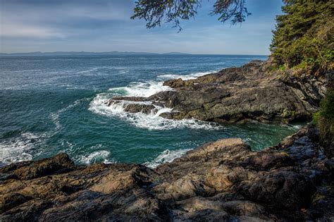 Wallpaper Canada Vancouver Island Parks Sea Nature Park Waves Coast