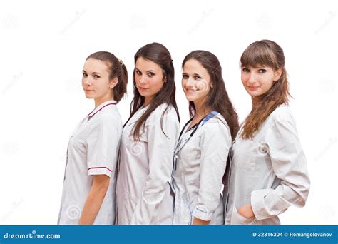Portrait Group Of Nurses Stock Photo Image Of Professional 32316304