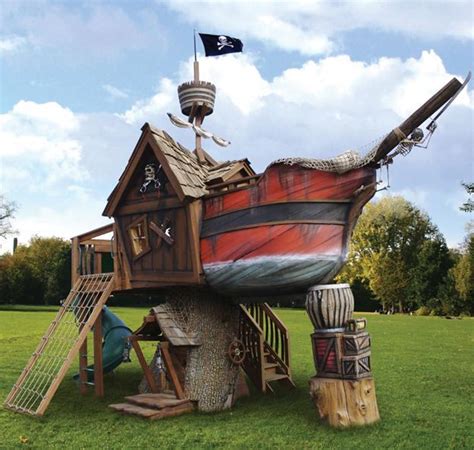 Aquarium decoration pirate sunken ship for fish tank ornament decor. Pirate Ship Play House Design Adding Fun to Kids Backyard ...