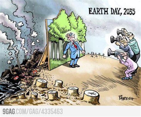 Earth Day 2035 Pictures With Deep Meaning Satirical Illustrations