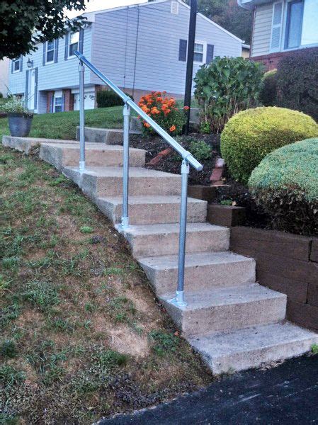 Exterior Handrails For Concrete Steps Millaservice