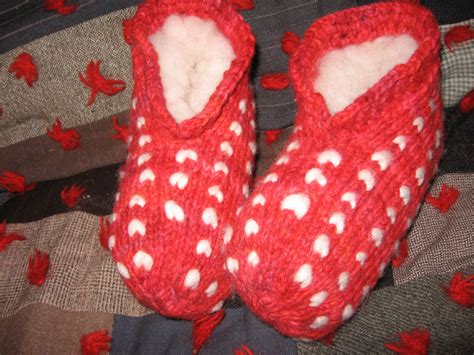 Life With Sheep Thrummed Slipper Pattern Revised