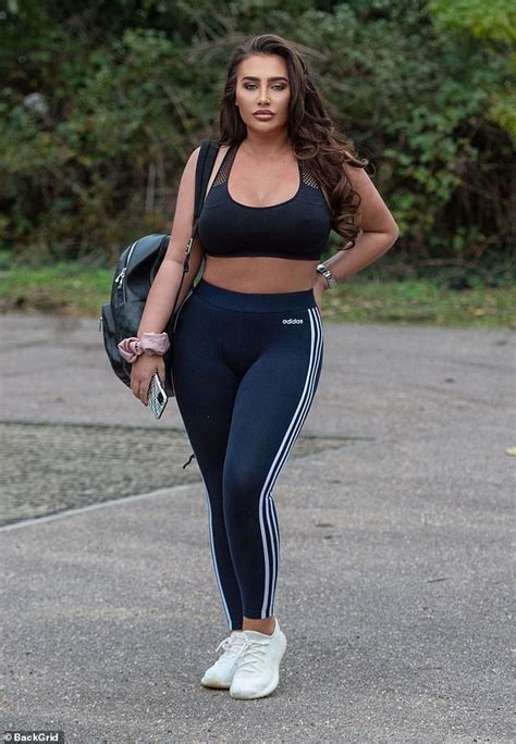 Lauren Goodger Checks Out Her Appearance In Sports Bra And Leggings Daily Mail Online