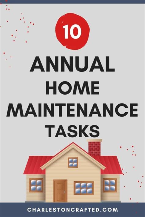 Annual Home Maintenance Checklist Free Printable Pdf