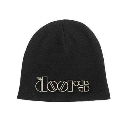 Buy The Doors Beanie Hat Cap Classic Band Logo Morrison New Official