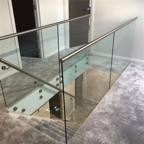 Factory Indoor Stainless Steel Glass Railing For Handrail System