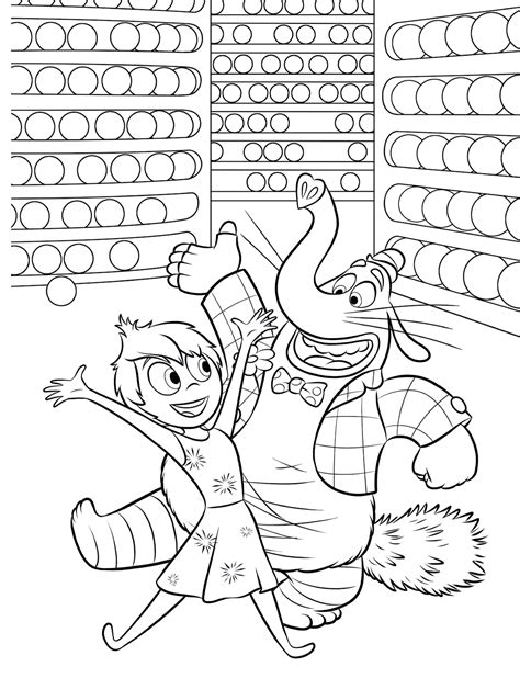 Inside Out Coloring Pages For Kids Coloring Pages