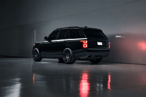 Blacked Out Range Rover Sport Gets Adv08 Flowspec Wheels In Satin Black