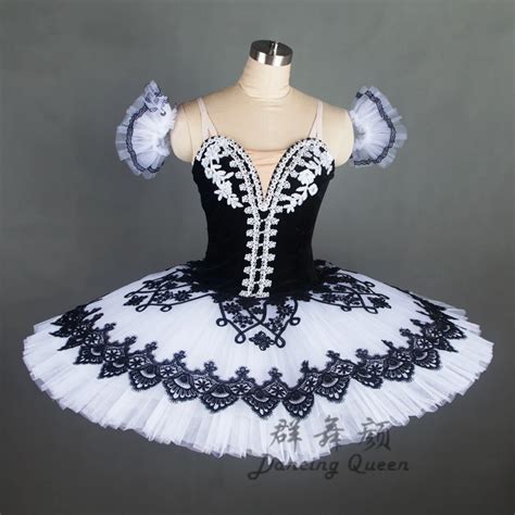 Professional Ballet Tutu For Ballerina Romantic Ballet Dress Black And White Classical Ballet