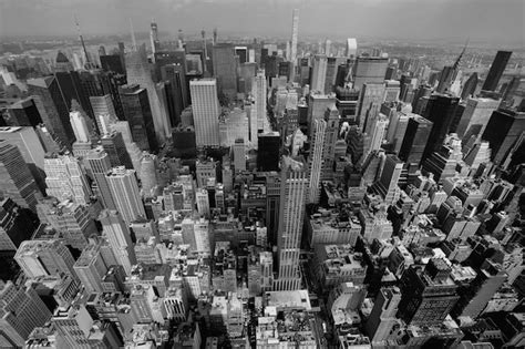 Premium Photo New York City Skyline Black And White Photo