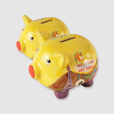 Personalized Cute Piggy Banks Porcelain Full Color