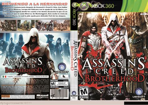 Assassins Creed Brotherhood Xbox 360 Box Art Cover By Huguiniopasento
