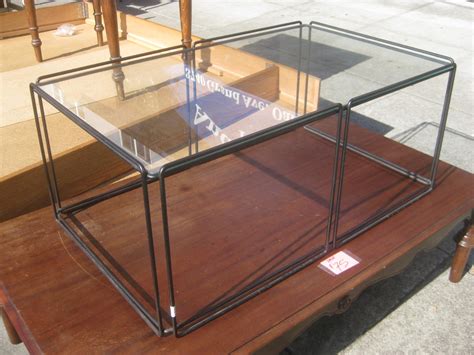 Shadow box coffee table | west elm. UHURU FURNITURE & COLLECTIBLES: SOLD - Glass Box Coffee ...