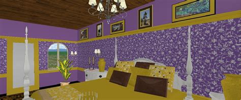 Purple bathroom bedroom wall art matted picture. Cherishing Spaces: Design of the week....Purple and Yellow ...
