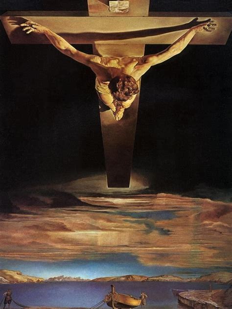 Cristo De San Juan De La Cruz Salvador Dali 1951 Pinturas De Dalí