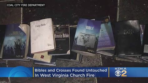 Miracle W Va Church Nearly Destroyed In Fire But Bibles And Cross