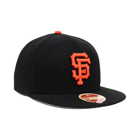 New Era San Francisco Giants Wool Classic 59fifty Cap In Black For Men