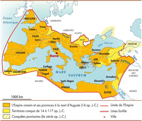 Ier et IIe siècles L empire romain à son apogée Herodote net