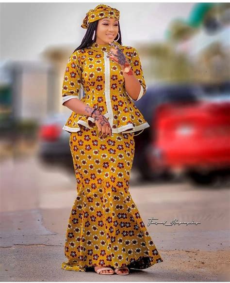 Fine Ladies Lace And Ankara Styles Latest African Fashion Dresses