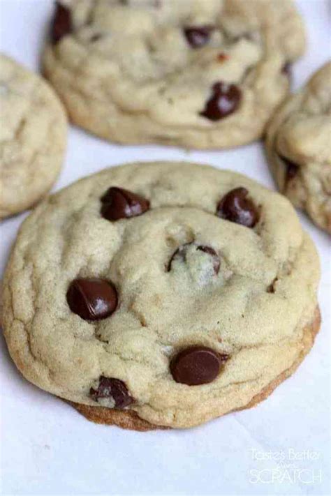 Using a wooden spoon, fold the chocolate chips and chunks into the dough. Perfect Chocolate Chip Cookies | - Tastes Better From Scratch