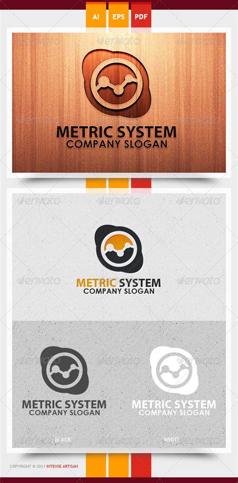 Metric System Logo Template Logo Templates Graphicriver