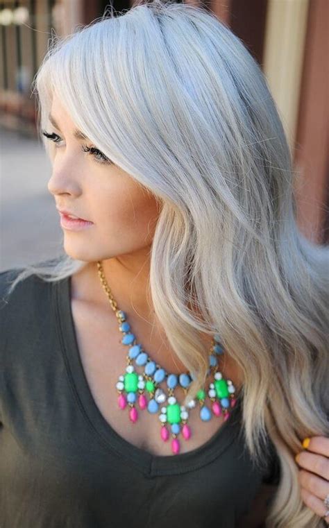 Hair Trend For Spring Silver Blond