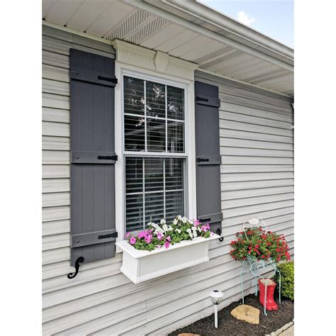 Exterior Vinyl Shutters Enhance The Beauty Of Your Home Higihome