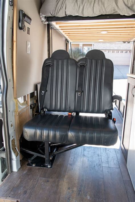 Foldaway Seating With Integrated Seat Belts For Your Van Camper Van