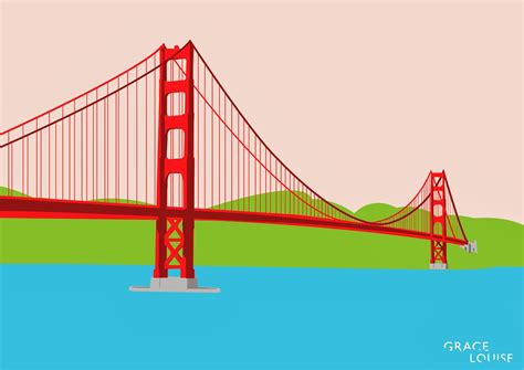 35 high quality collection of golden gate bridge drawing by clipartmag. Polyester Dreams: Free San Francisco Golden Gate Bridge ...