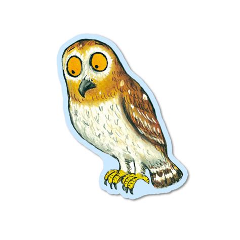 The Gruffalo Character School Sign Owl Standing Charlie Fox Signs