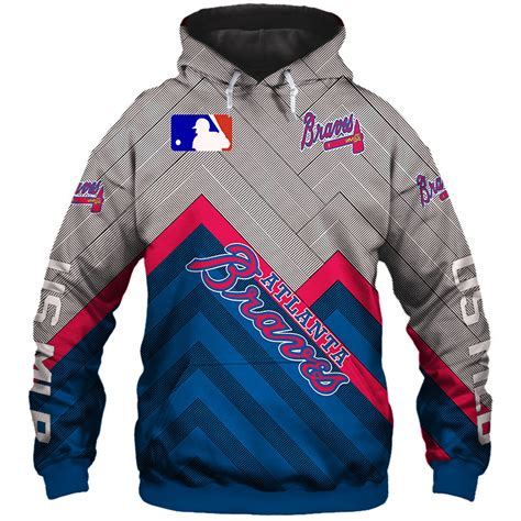 Atlanta Braves Hoodie 3d Cheap Baseball Sweatshirt For Fan Mlb Jack Sport Shop