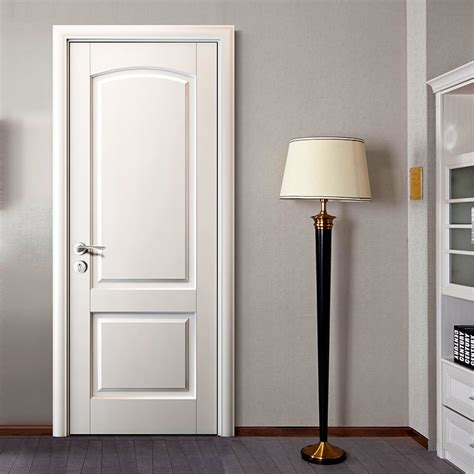 Oppein White Matte Lacquered Wooden Timber Door Msjd07 China Door