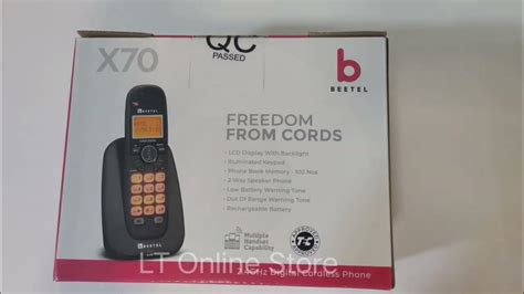 Beetel X70 Cordless Landline Phone Youtube