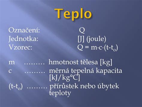 Ppt Teplo Powerpoint Presentation Free Download Id5915285